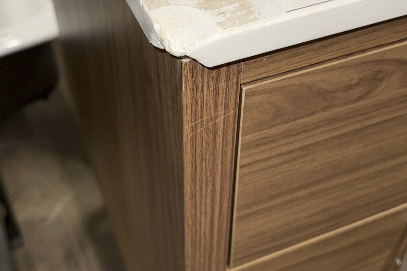 42" Modern Walnut Bath Vanity