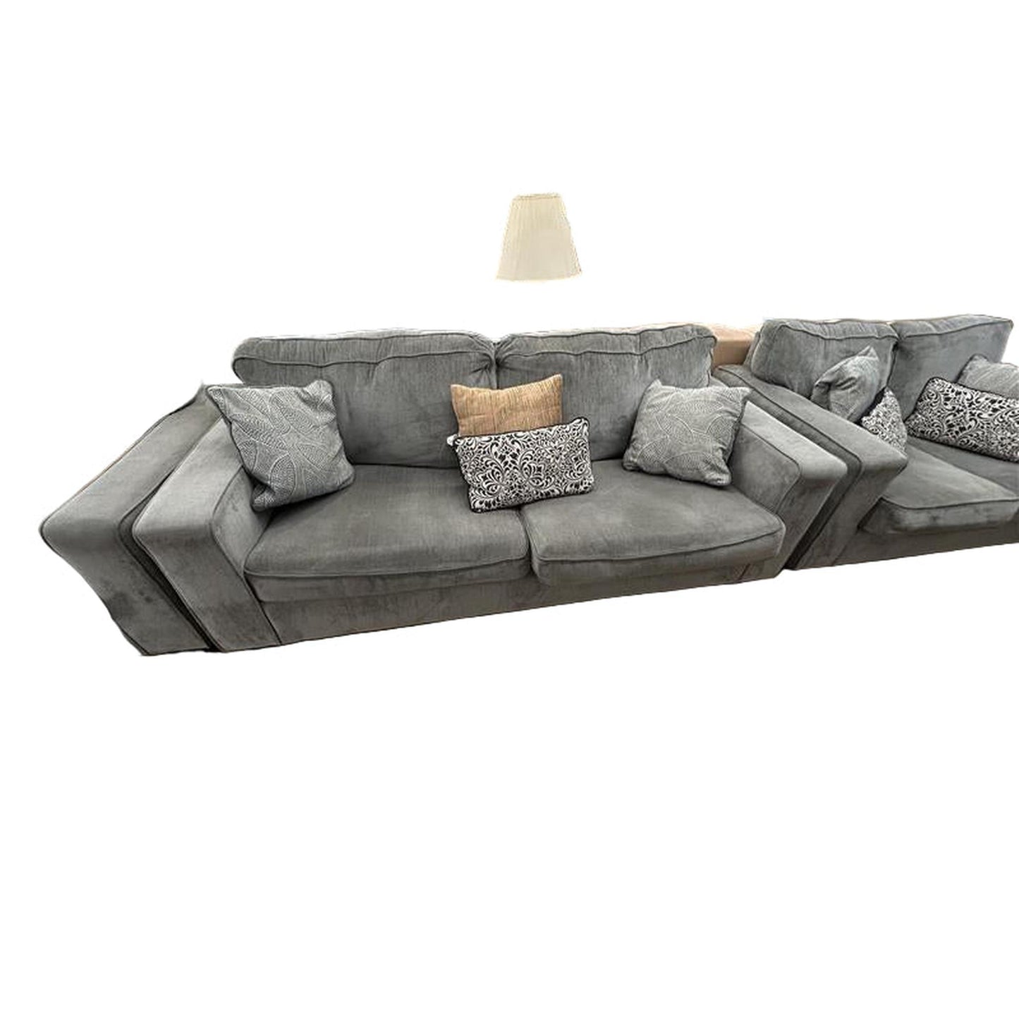 Grey 4 Pc. Sofa Set