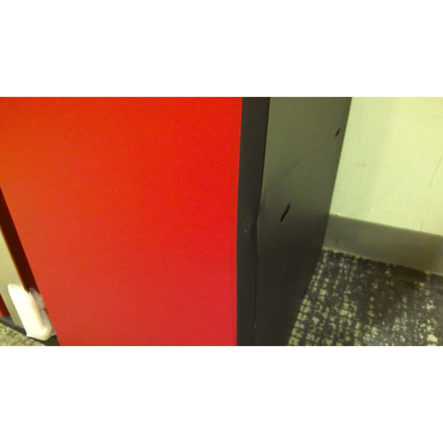 30" x 72" Red and Black Multi-Use Steel Storage Locker