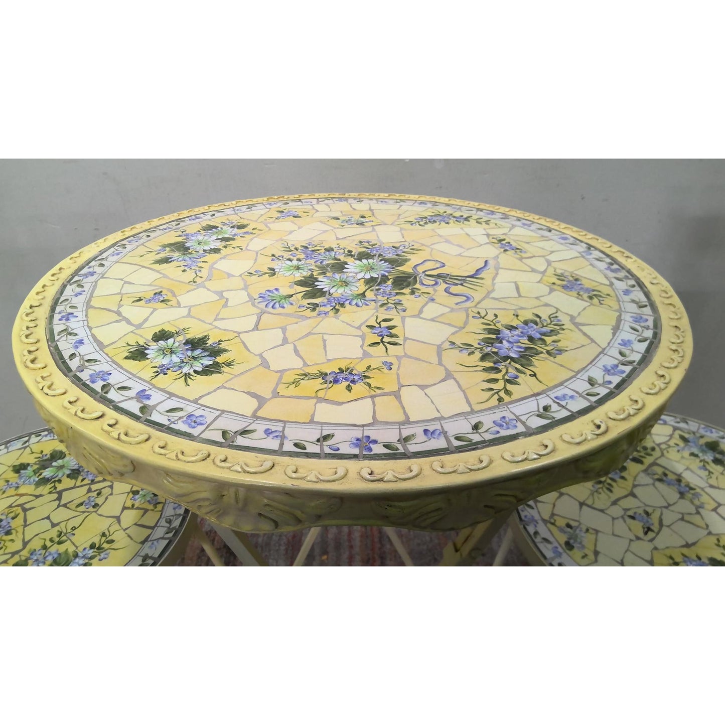 Decorative 3 Piece Table and Chairs Set