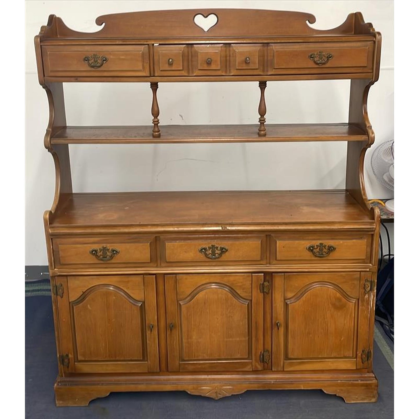 Light Brown Hutch