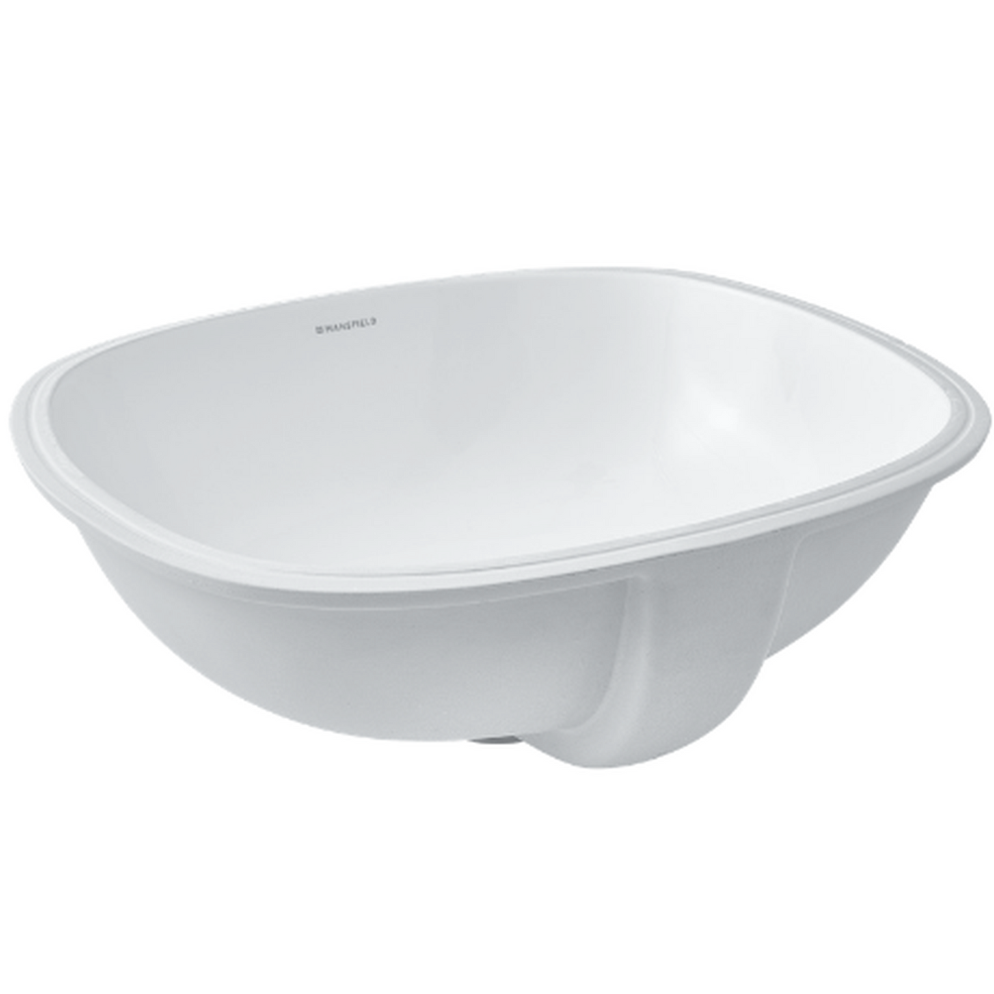 19 5/8" White Porcelain Undermount Sink