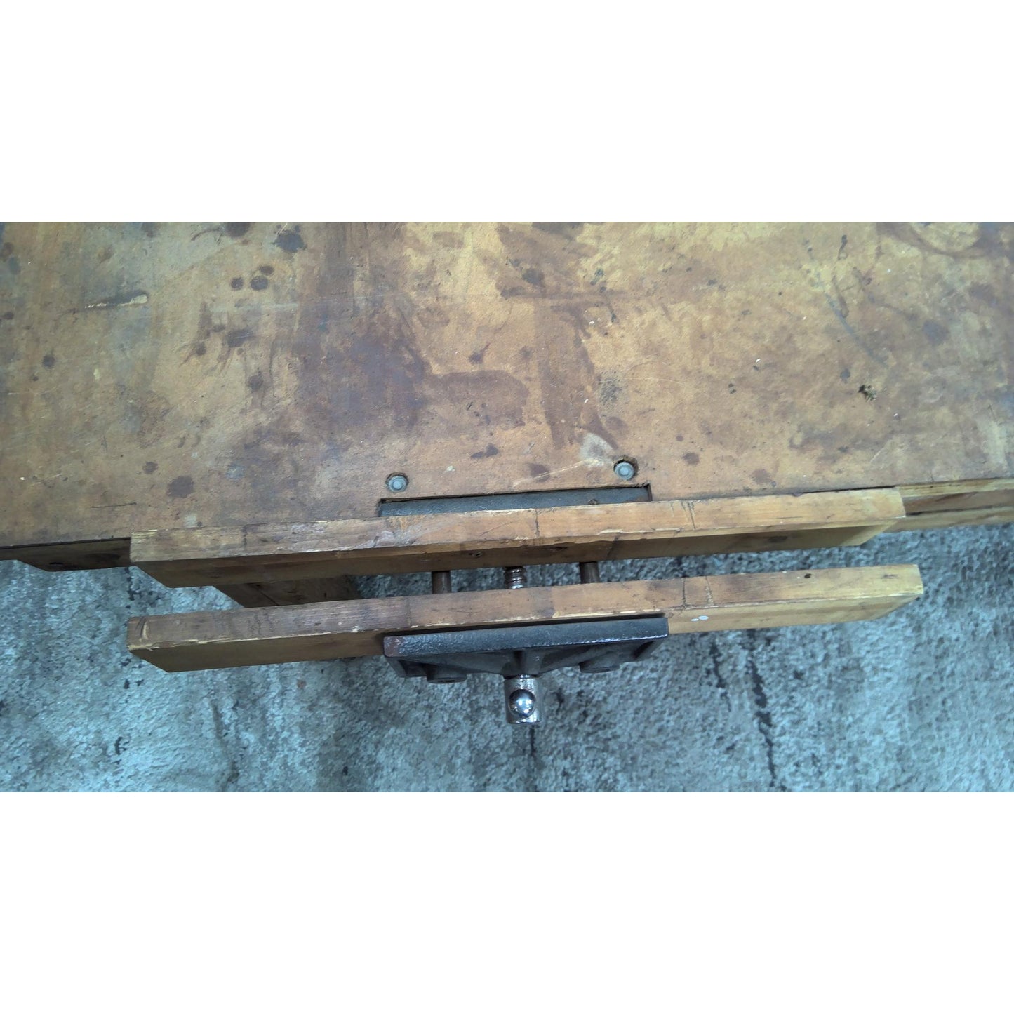 60" Work Bench with 2 Vise Clamps