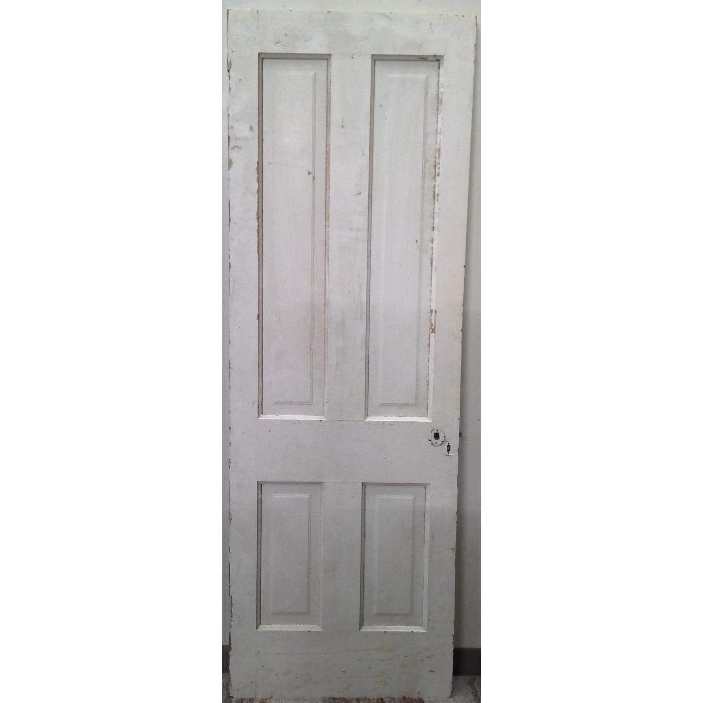 25" x 74" White 4 Panel Door