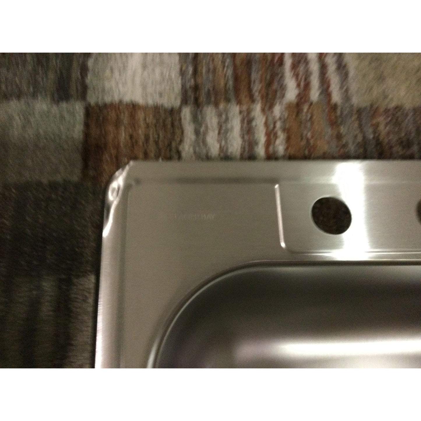 25” Single-Bowl Stainless-Steel Drop-In Sink