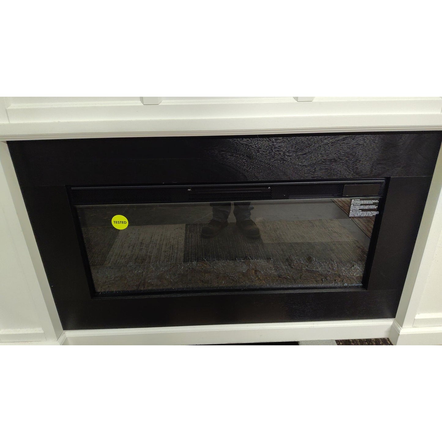 75" Freestanding Electric Fireplace