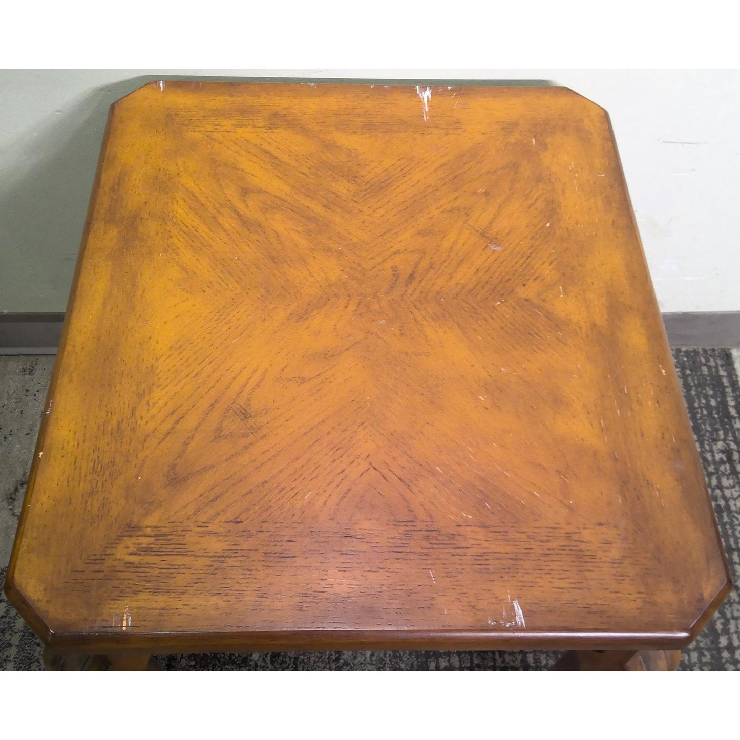 Wood End Table