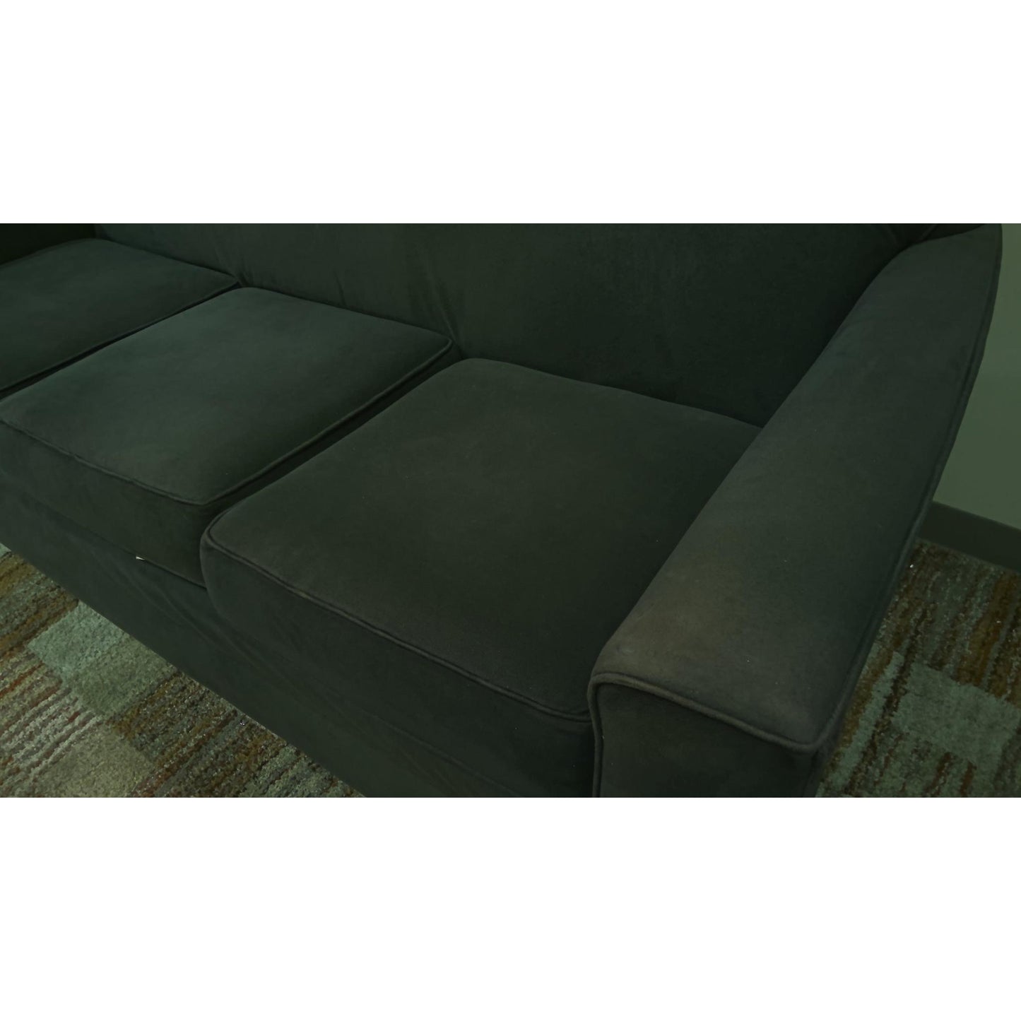 Tufted Gray Sofa