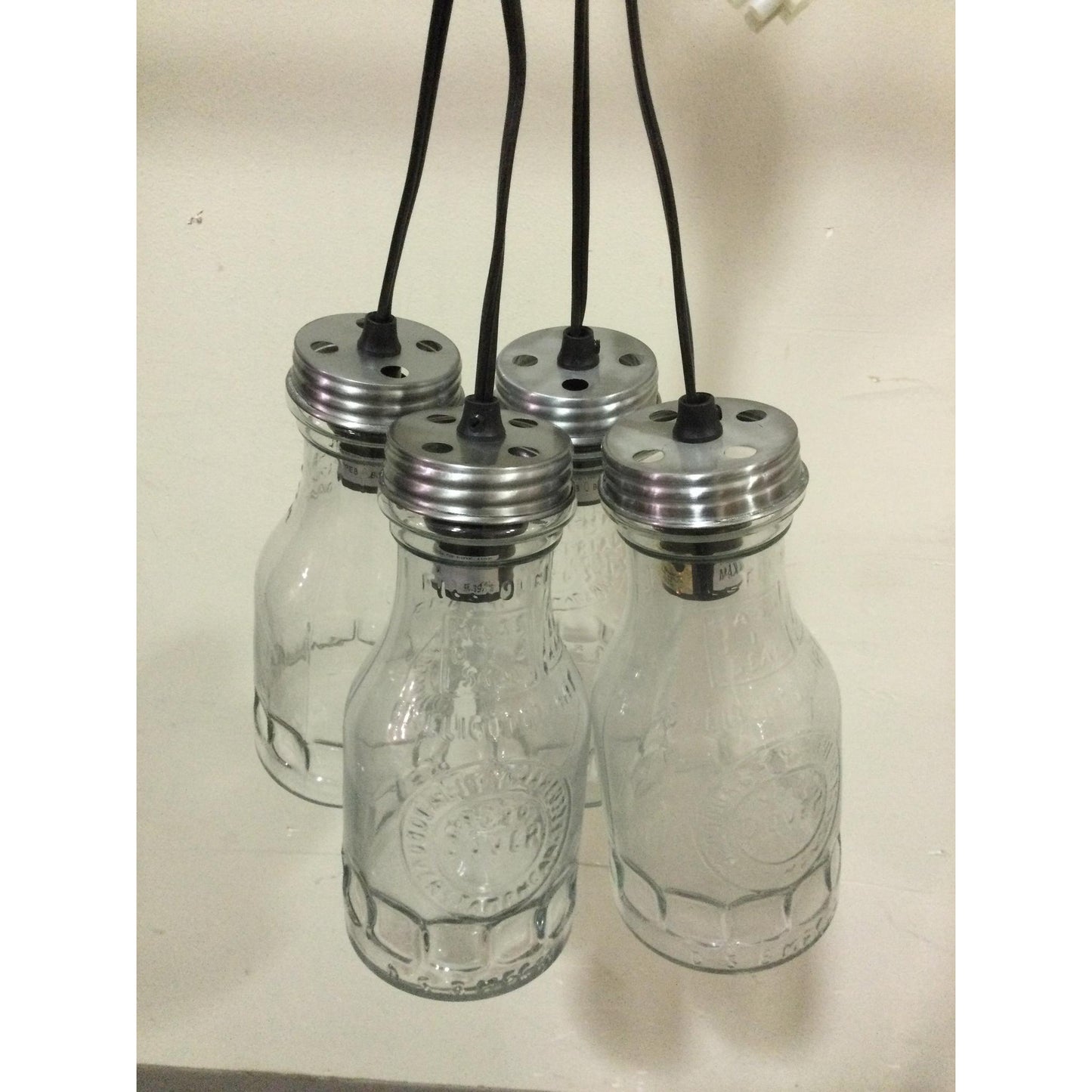 4-Light Bottle-Style Pendant