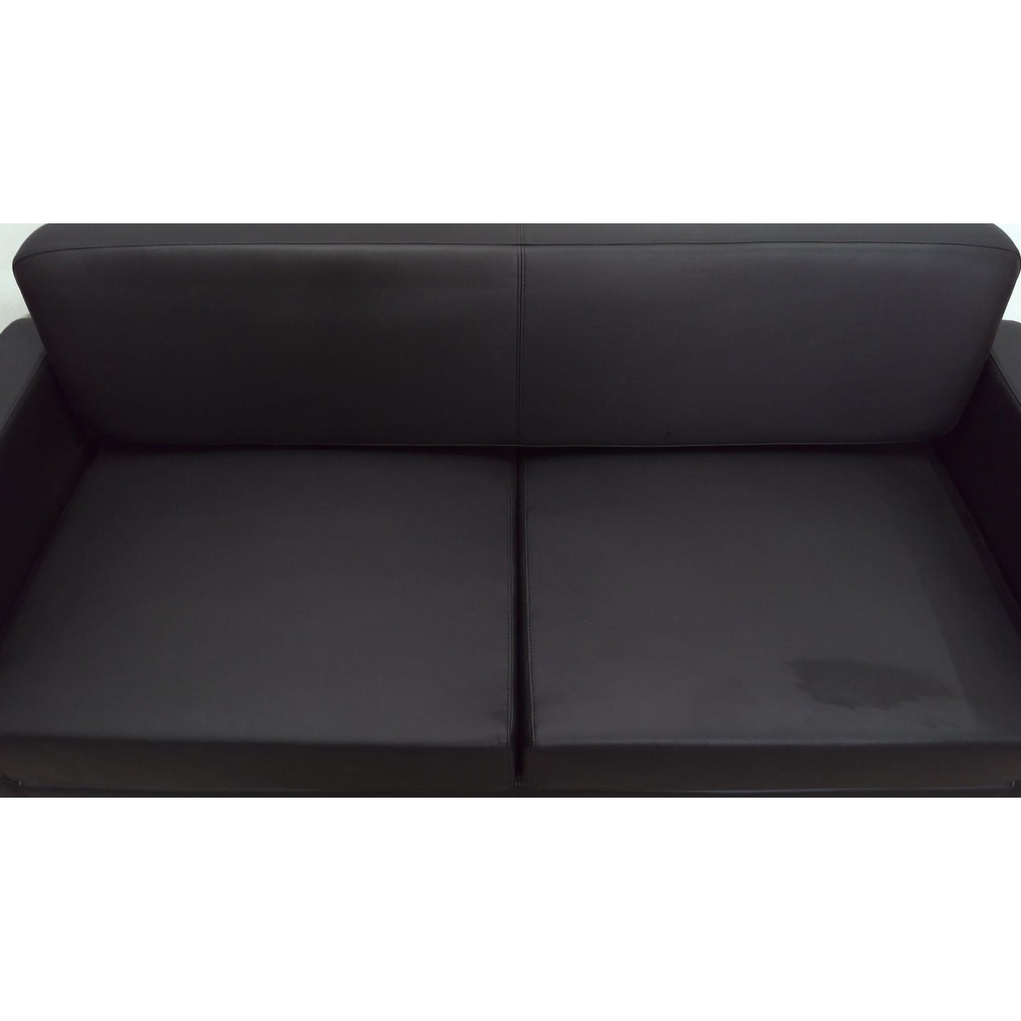 64" Black Loveseat