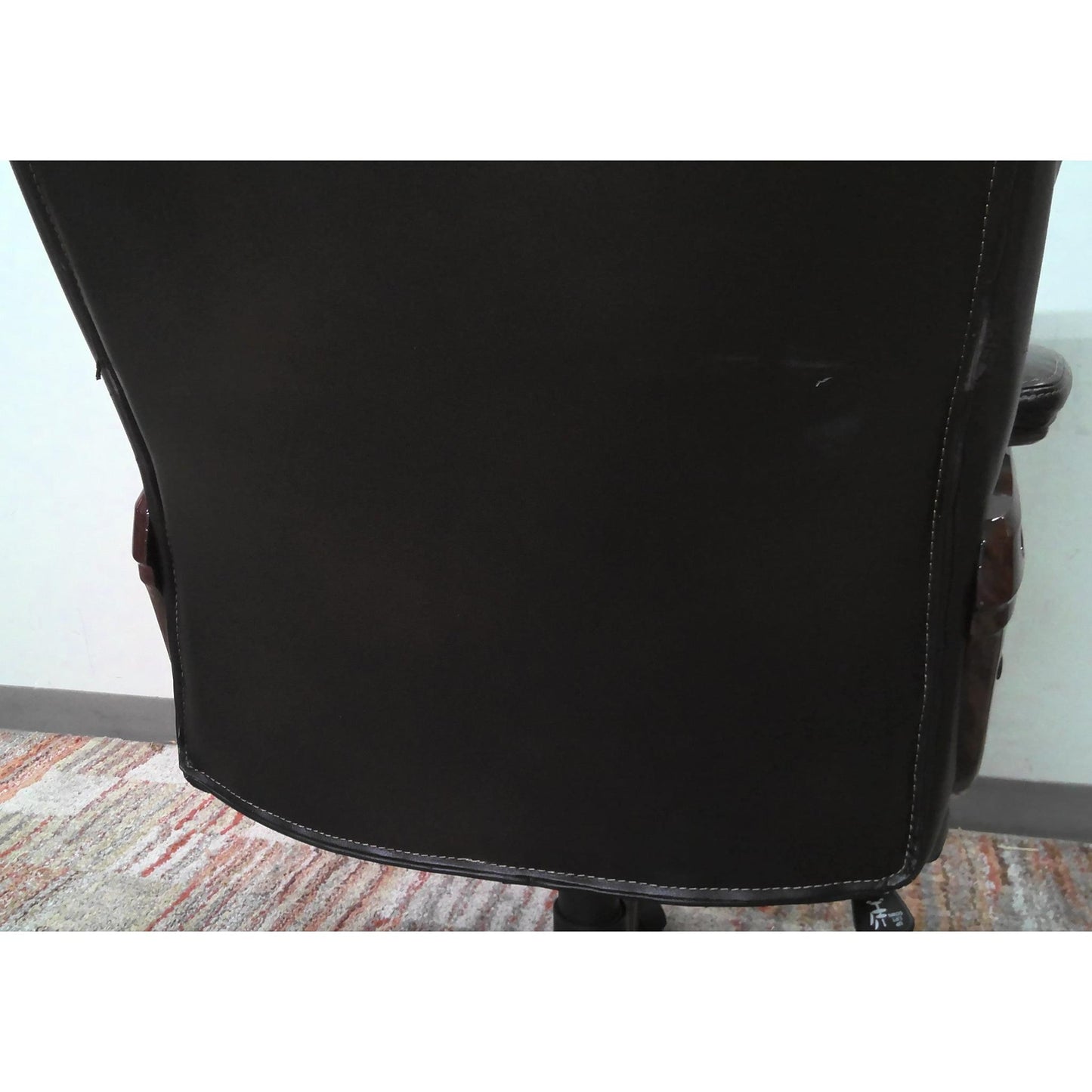 Brown Leather Swivel Executive Chair