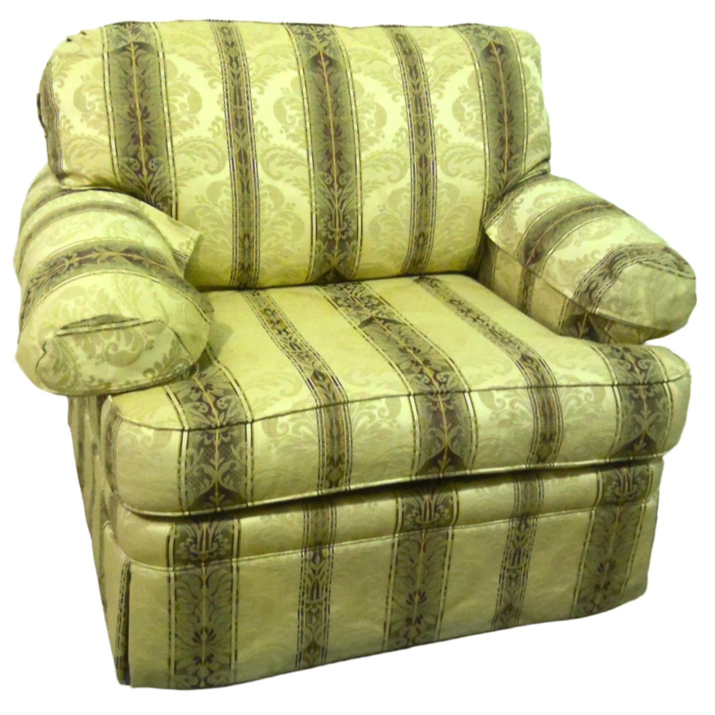 Vintage Striped Lounge Chair