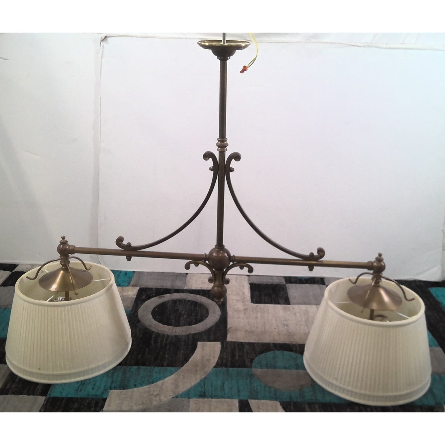 Large Chandelier with 2 Shades