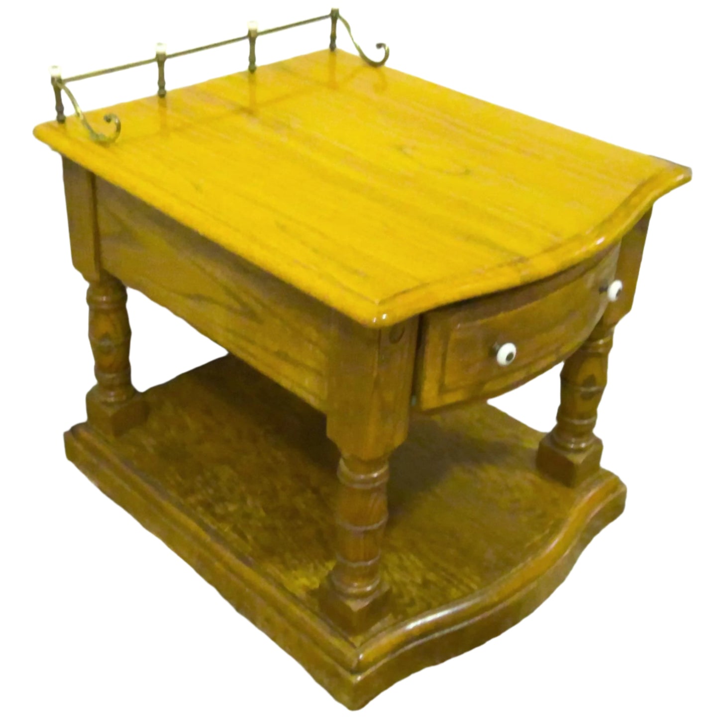 Vintage End Table with Drawer