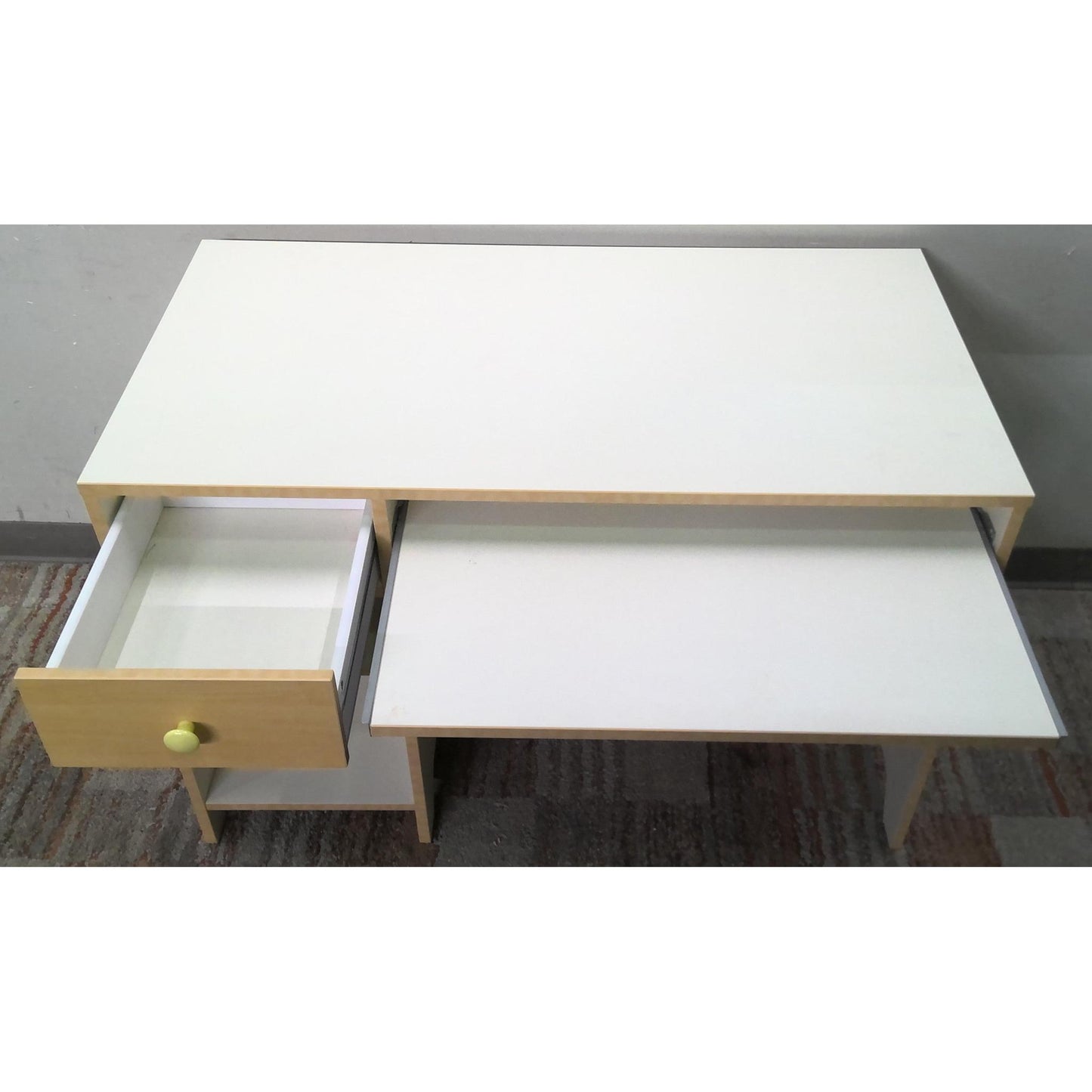 43" White Desk