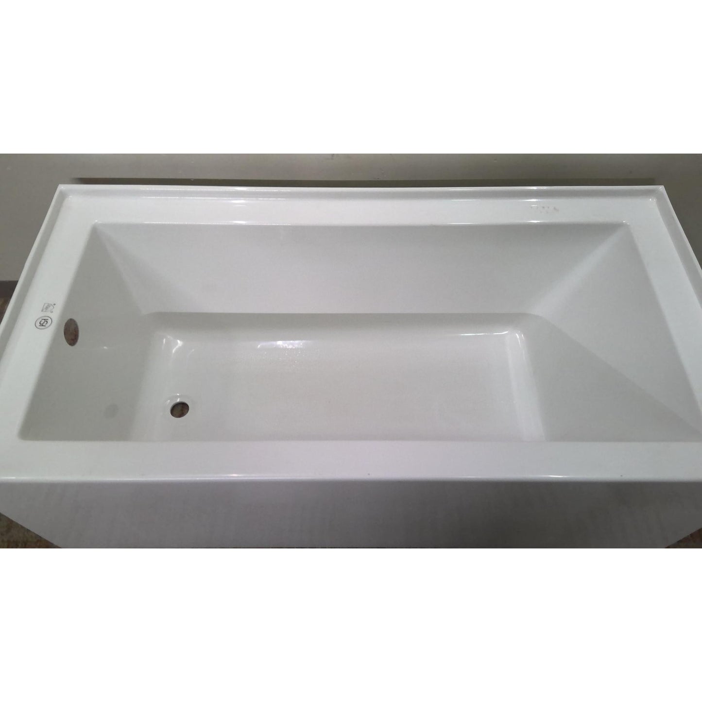 60" Left Drain Alcove Bathtub