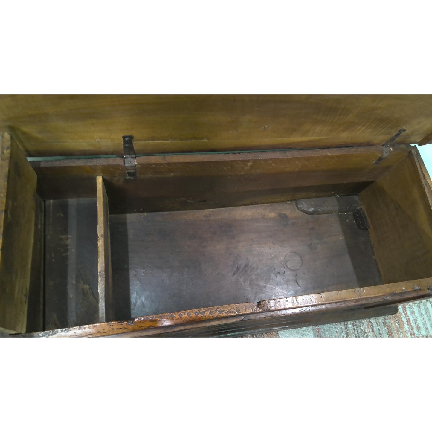 54" Antique Circa 1700 Italian Walnut Cassone