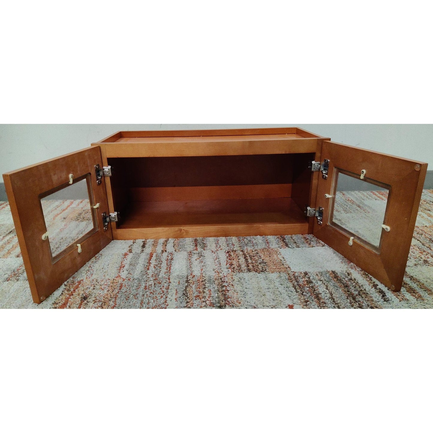 27" Glass Door Upper Cabinet RTA