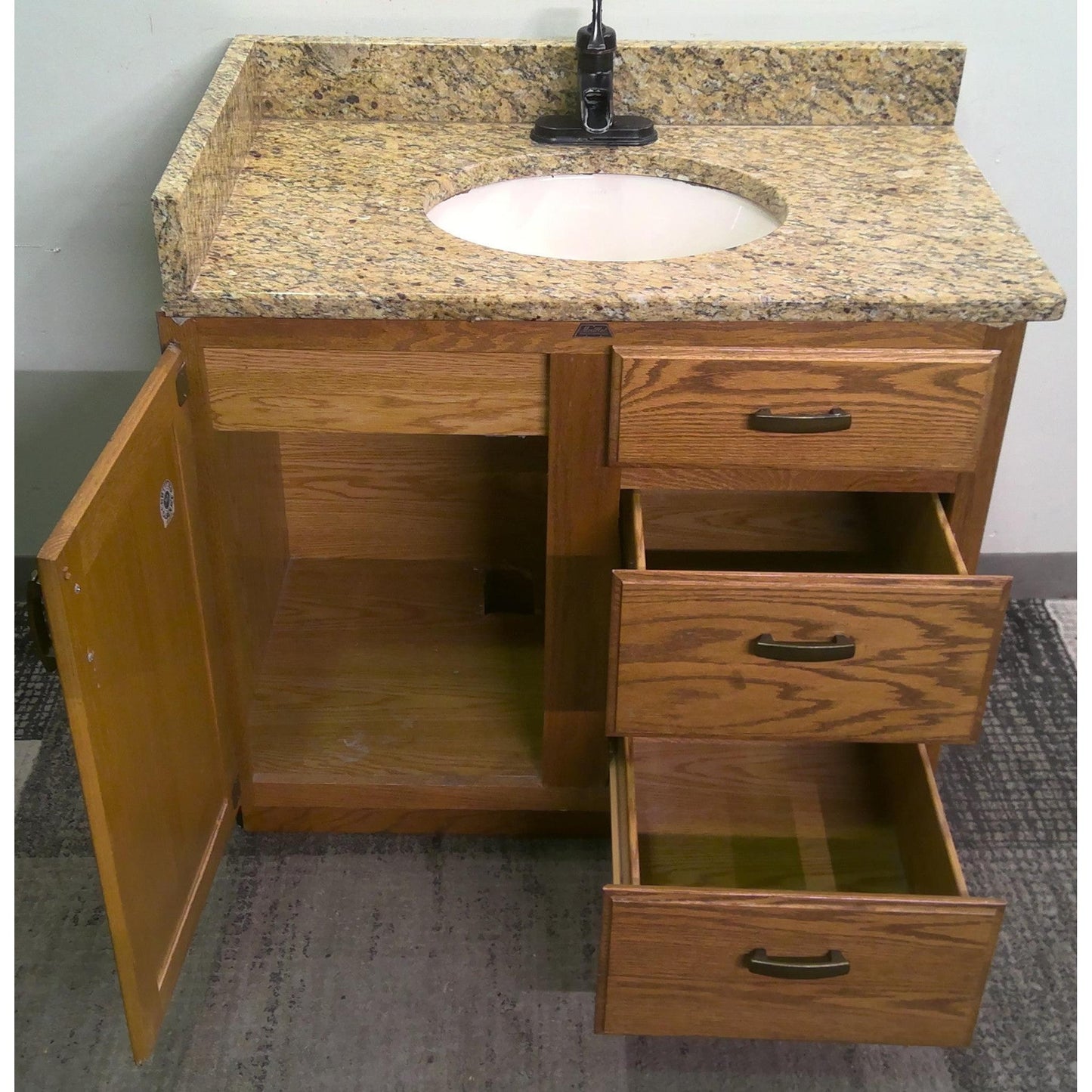 37" Granite Top Vanity