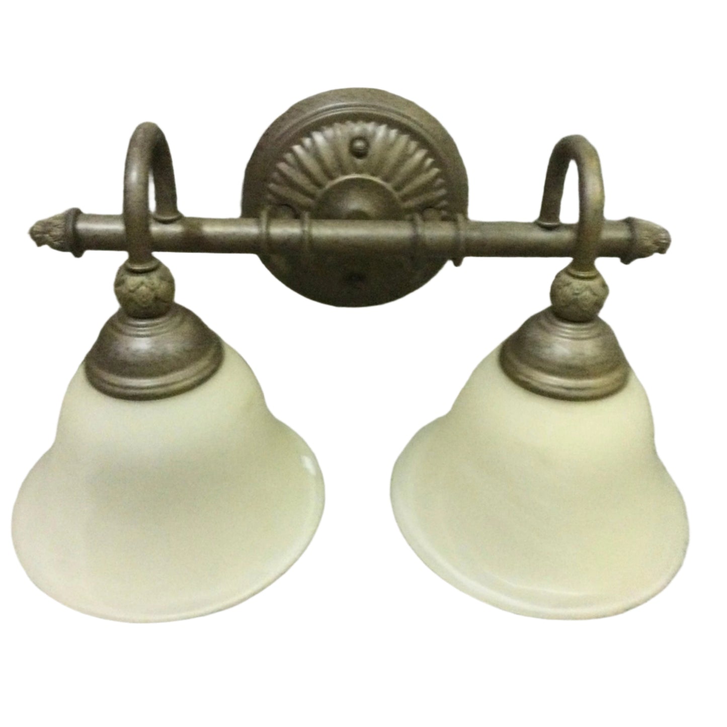 2-Light Burnished Chestnut Vanity Light