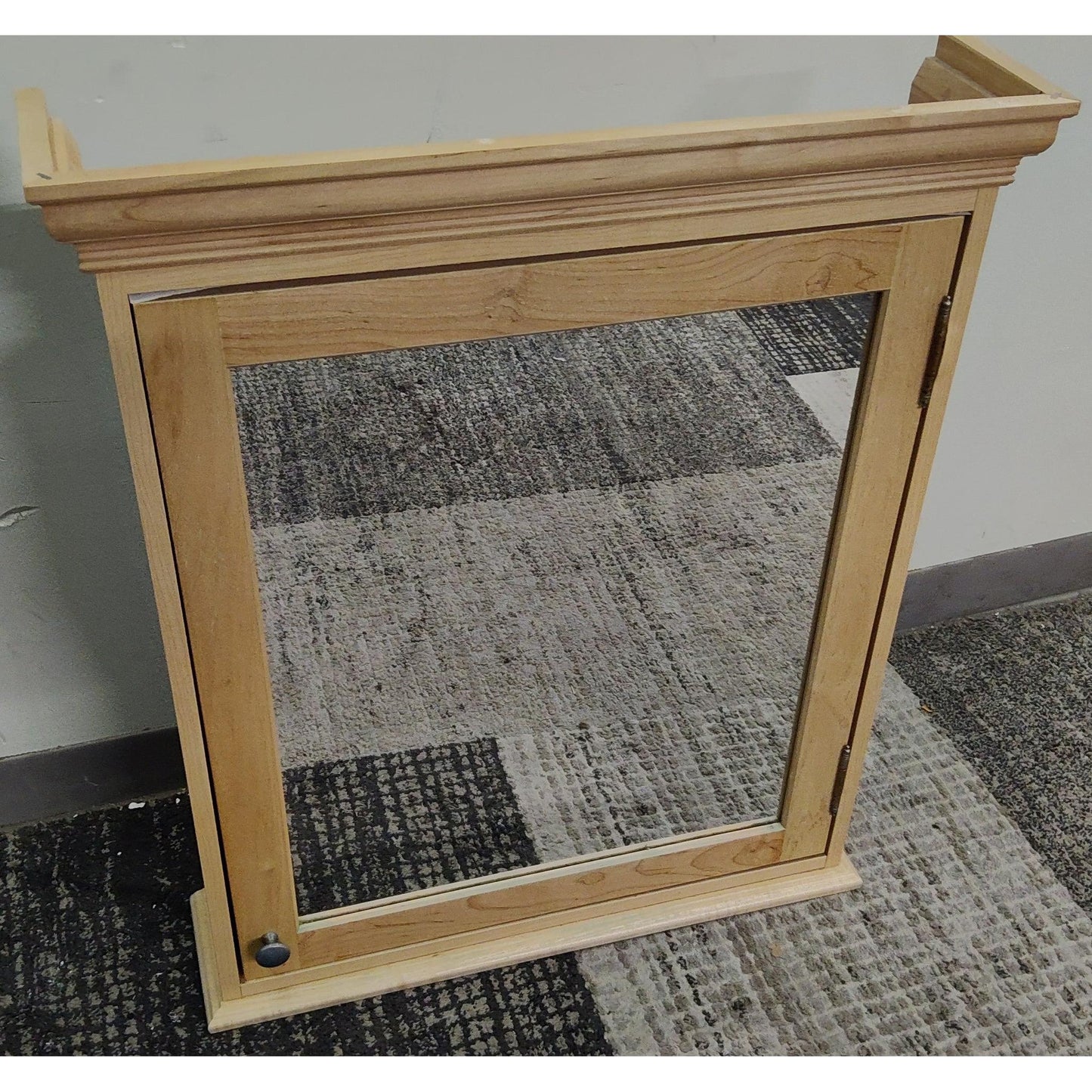 Wood Medicine Cabinet with Mirror