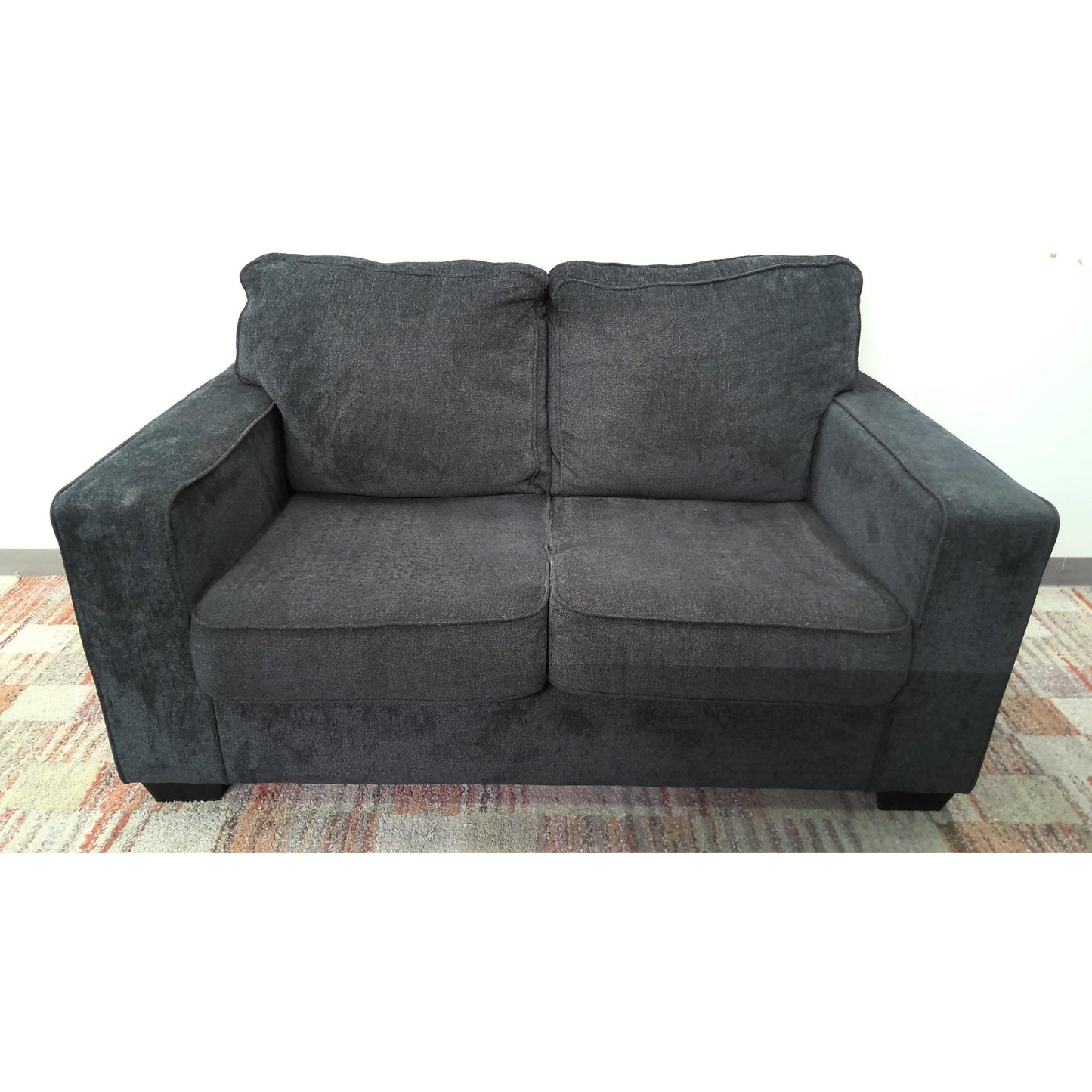 62" Gray Loveseat