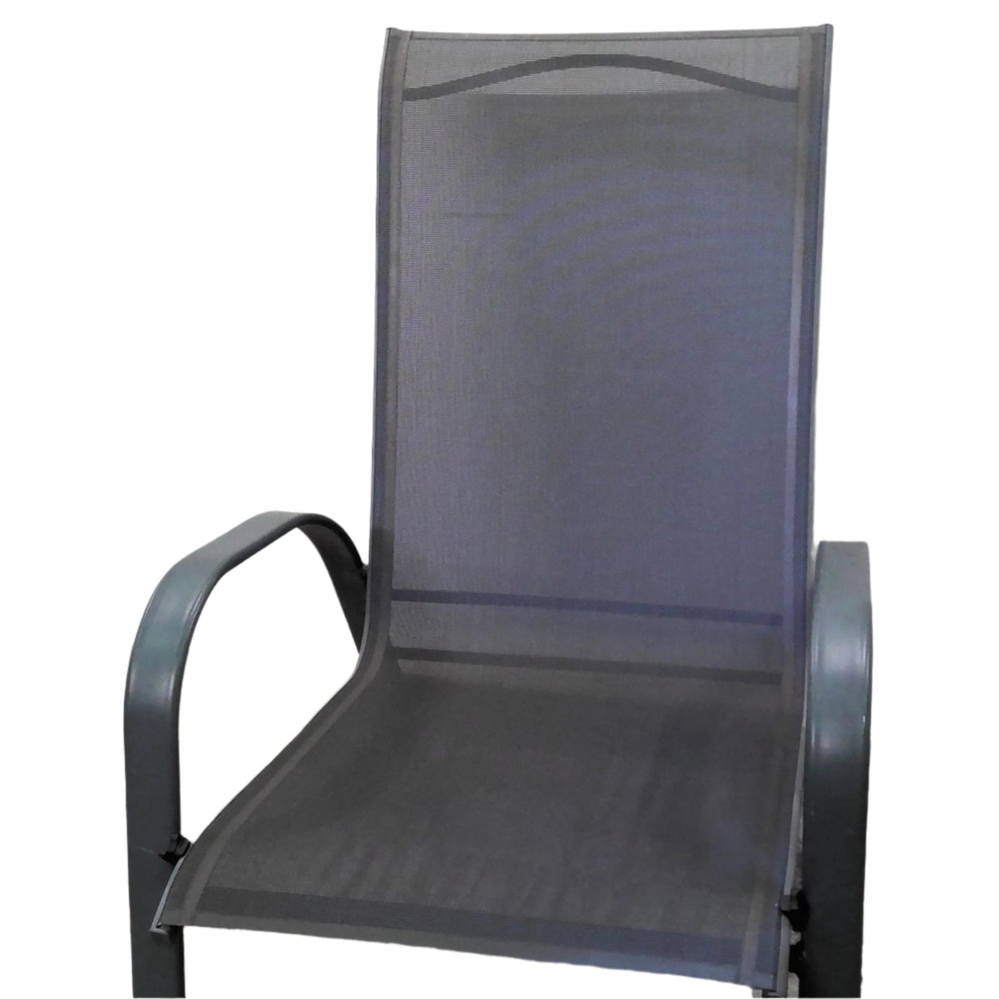 Gray Slingback Patio Chair