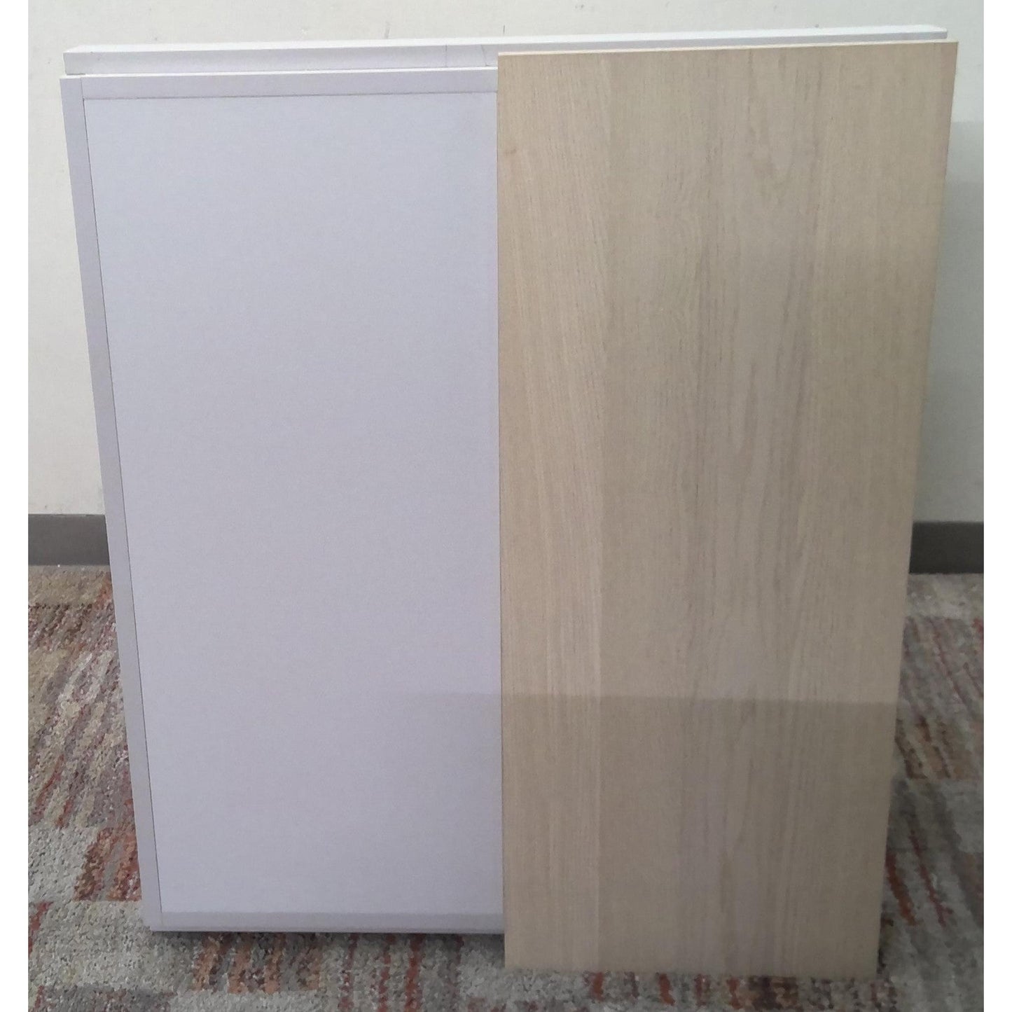 30" Gray Blind Corner Upper Cabinet