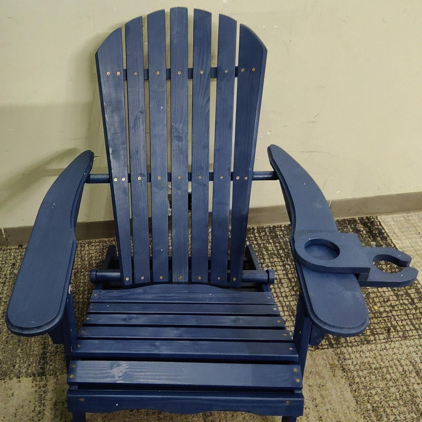 Blue Folding Adirondack Chair