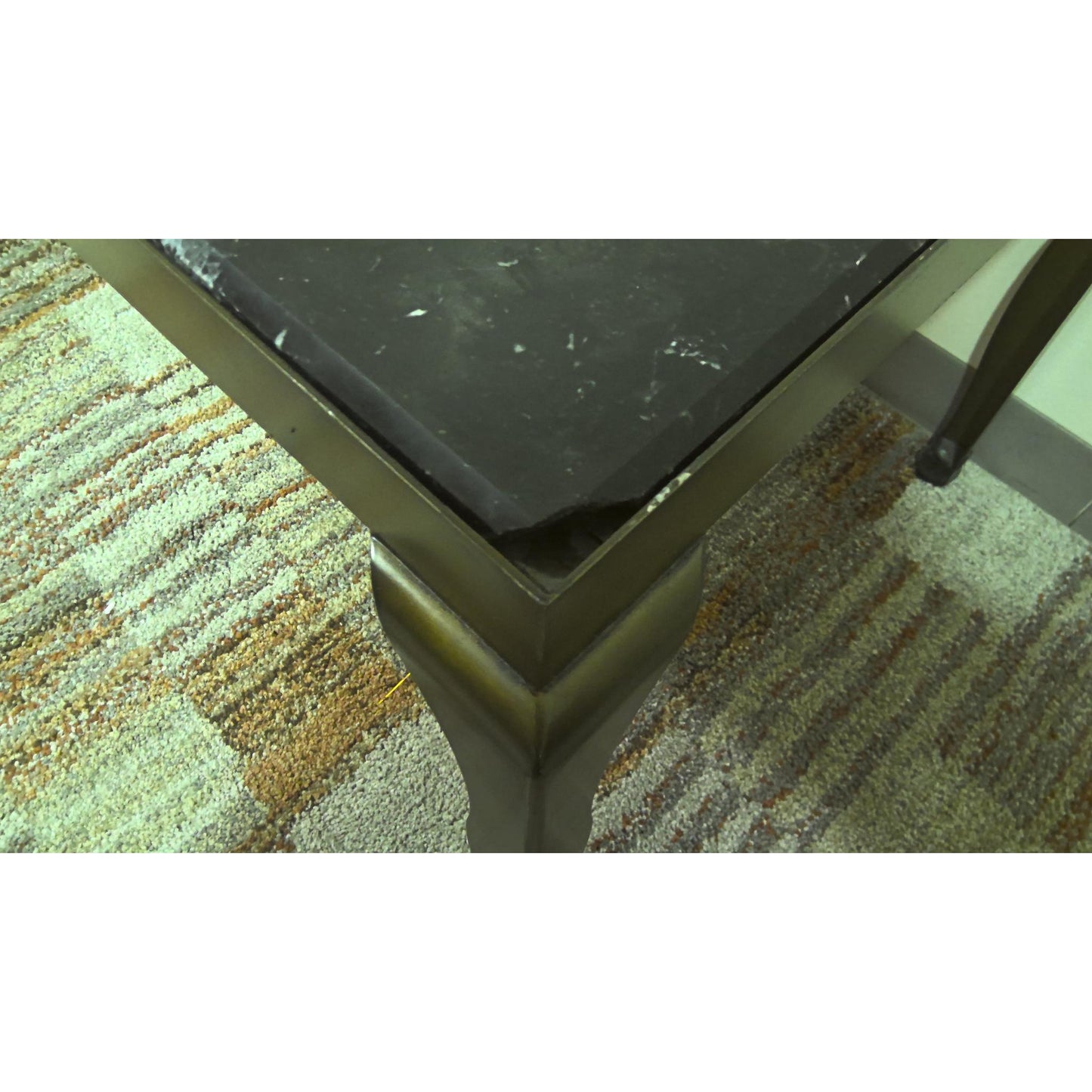 Coffee Table with Faux-Marble Top