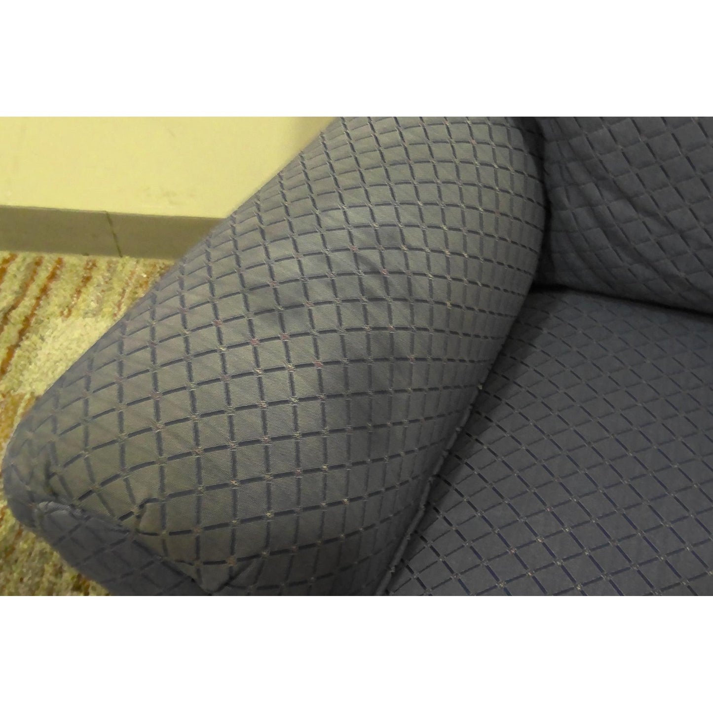 Blue Swivel Glider