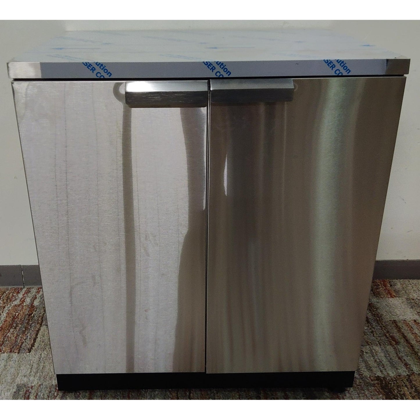 32" Stainless Steel Kitchen Cabinet with Countertop