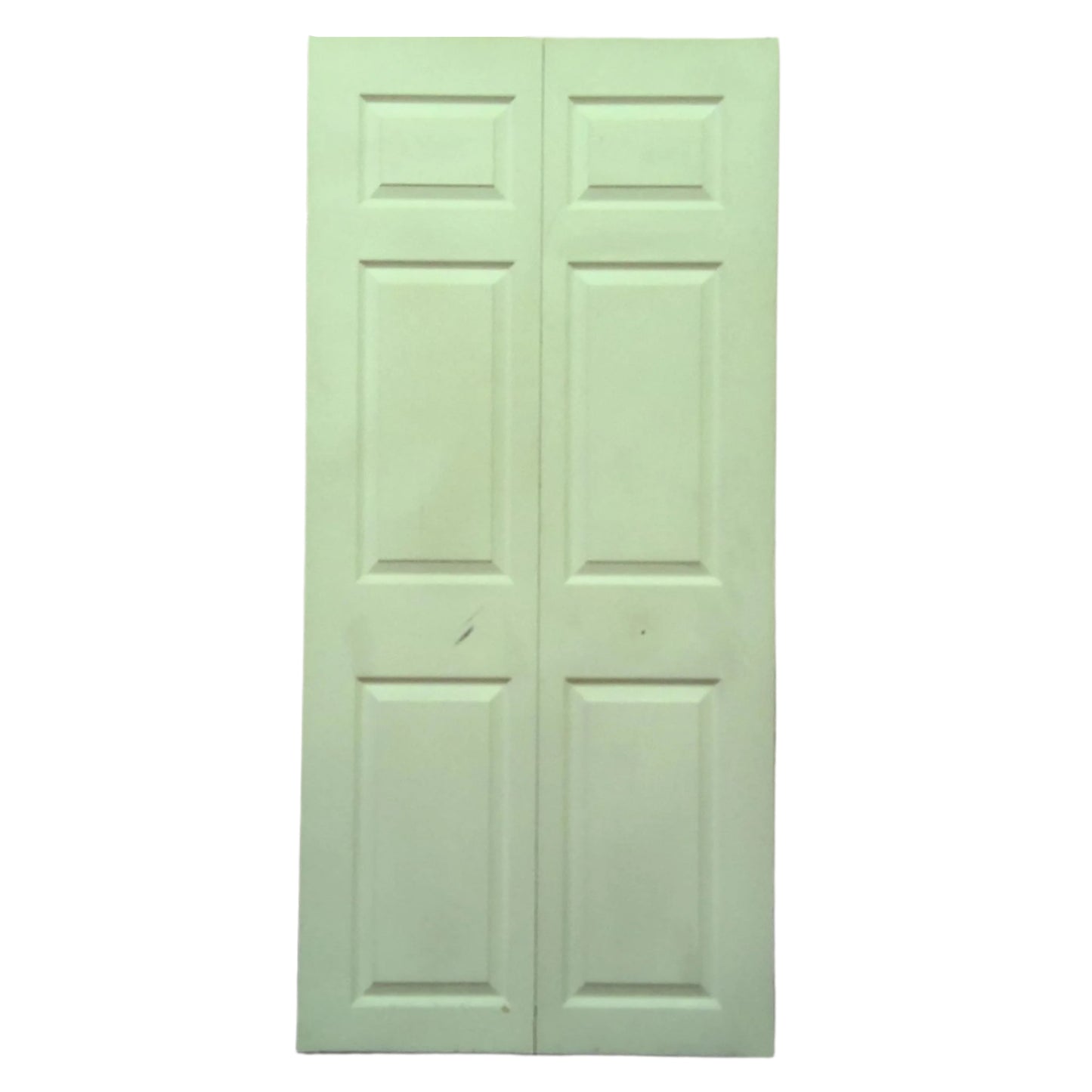 36" x 76" White Bifold Closet Door