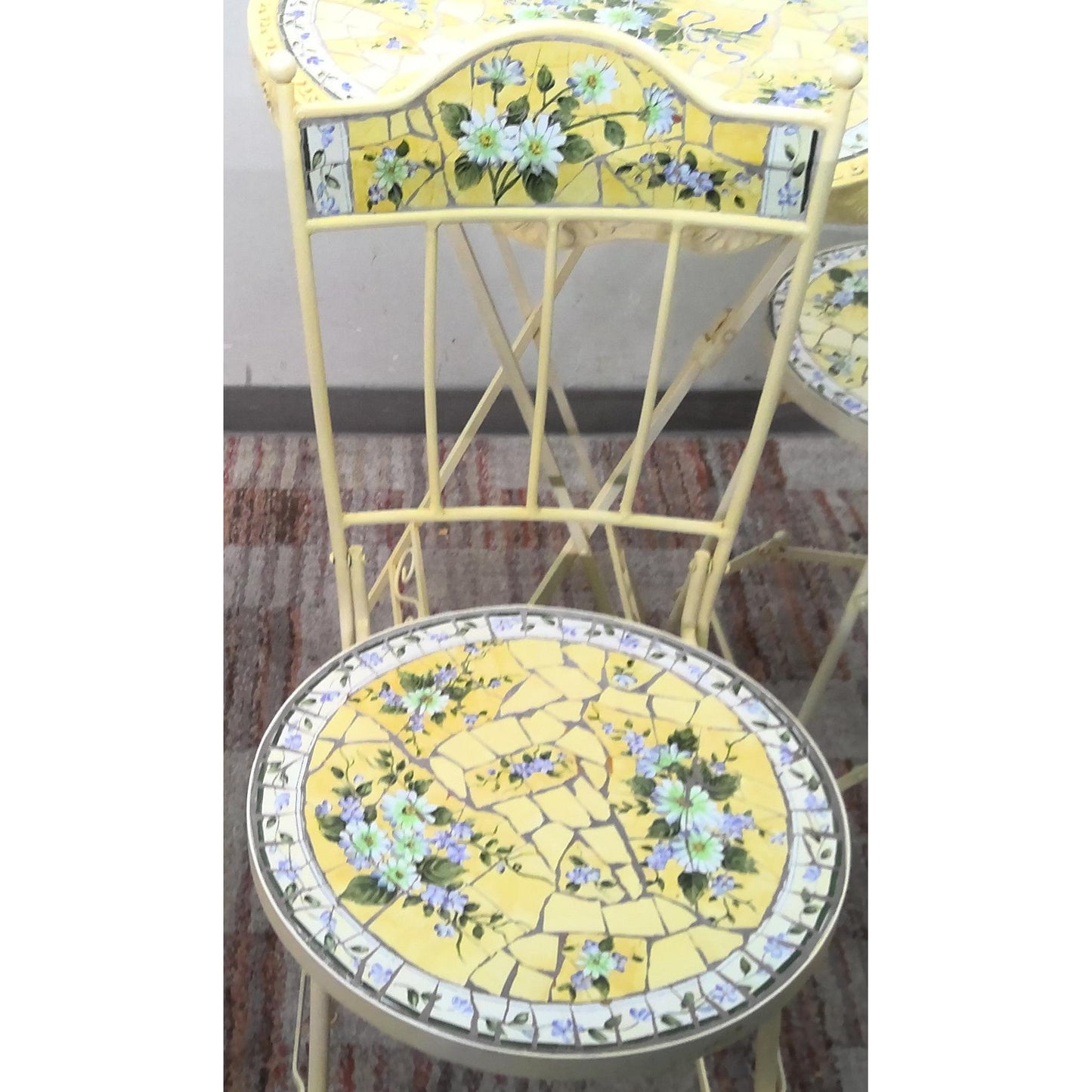 Decorative 3 Piece Table and Chairs Set
