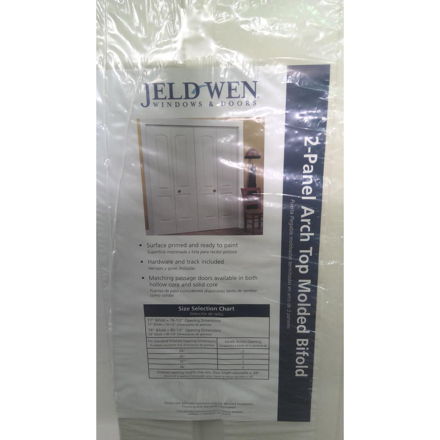 30" x 80.5" Bi-fold Closet Door