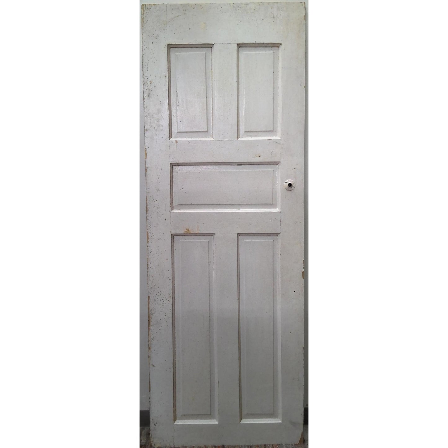 28" x 77.5" White Solid-Core Door