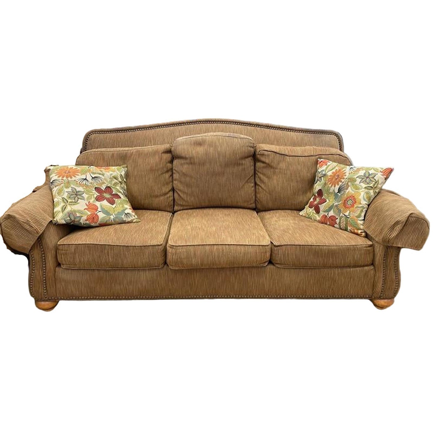 72" Light Brown Sofa