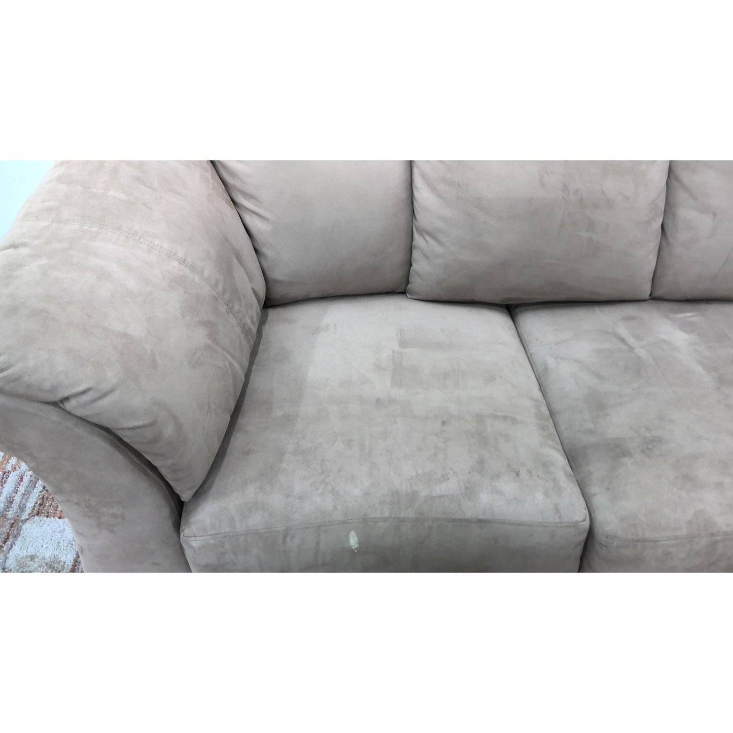 90" Tan Sofa