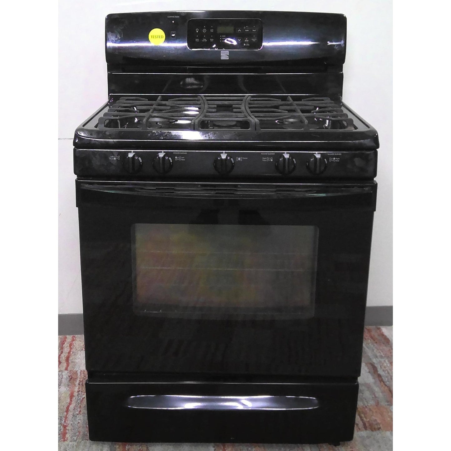 Black Kenmore Gas Stove