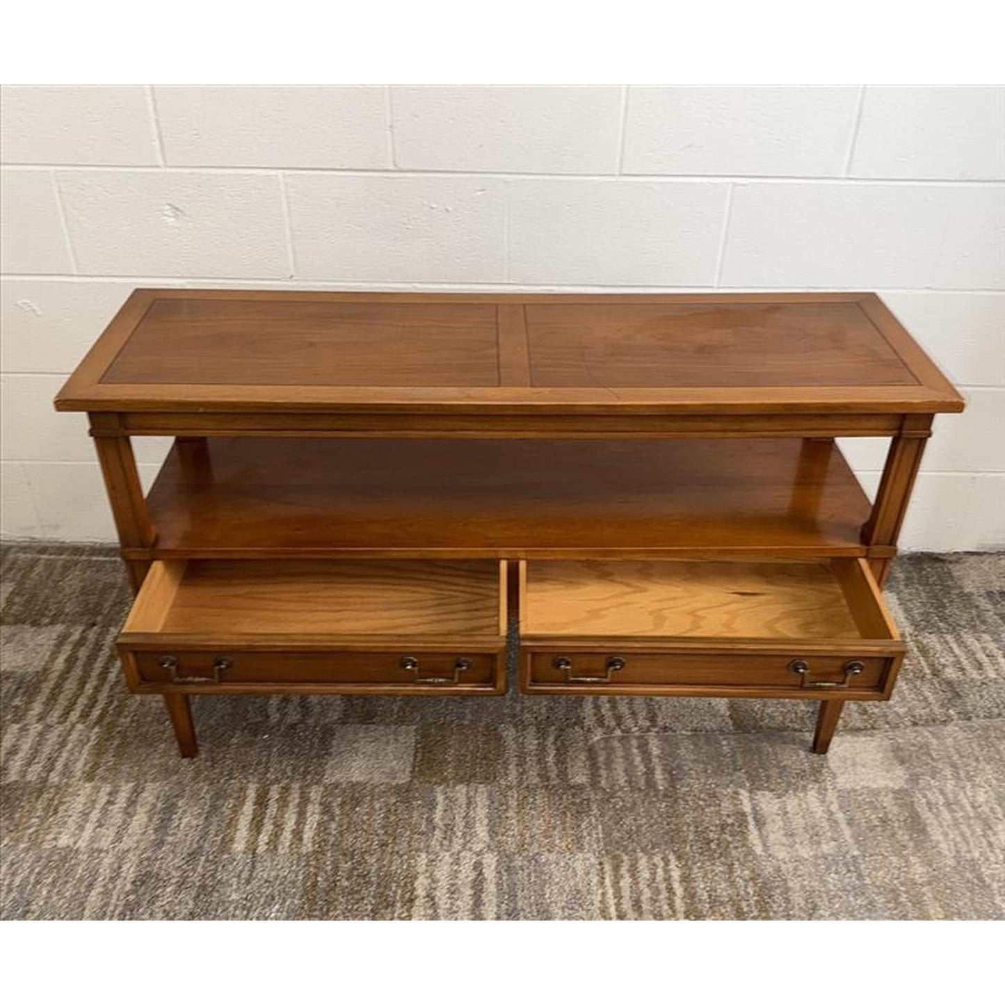 Polished Wood Desk