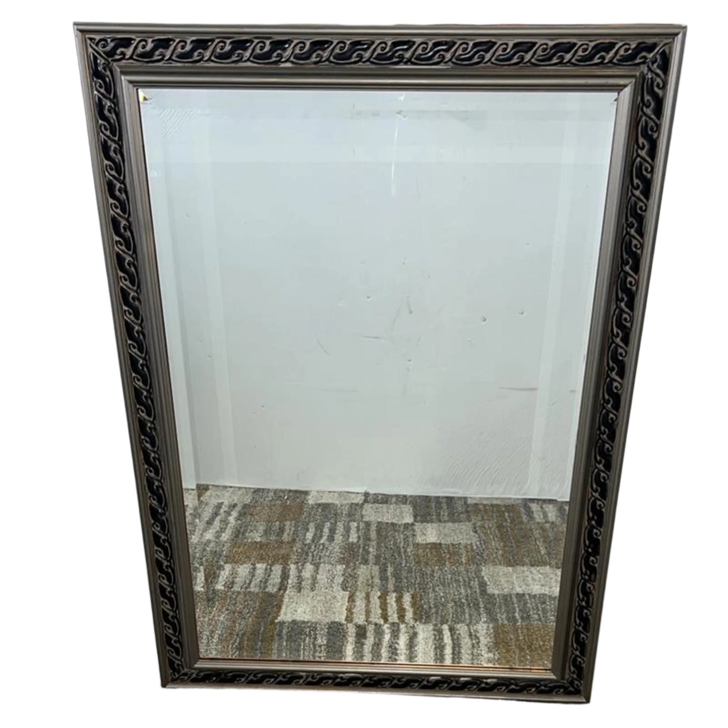 30" Aged Bronze/Gunmetal Wall Mirror
