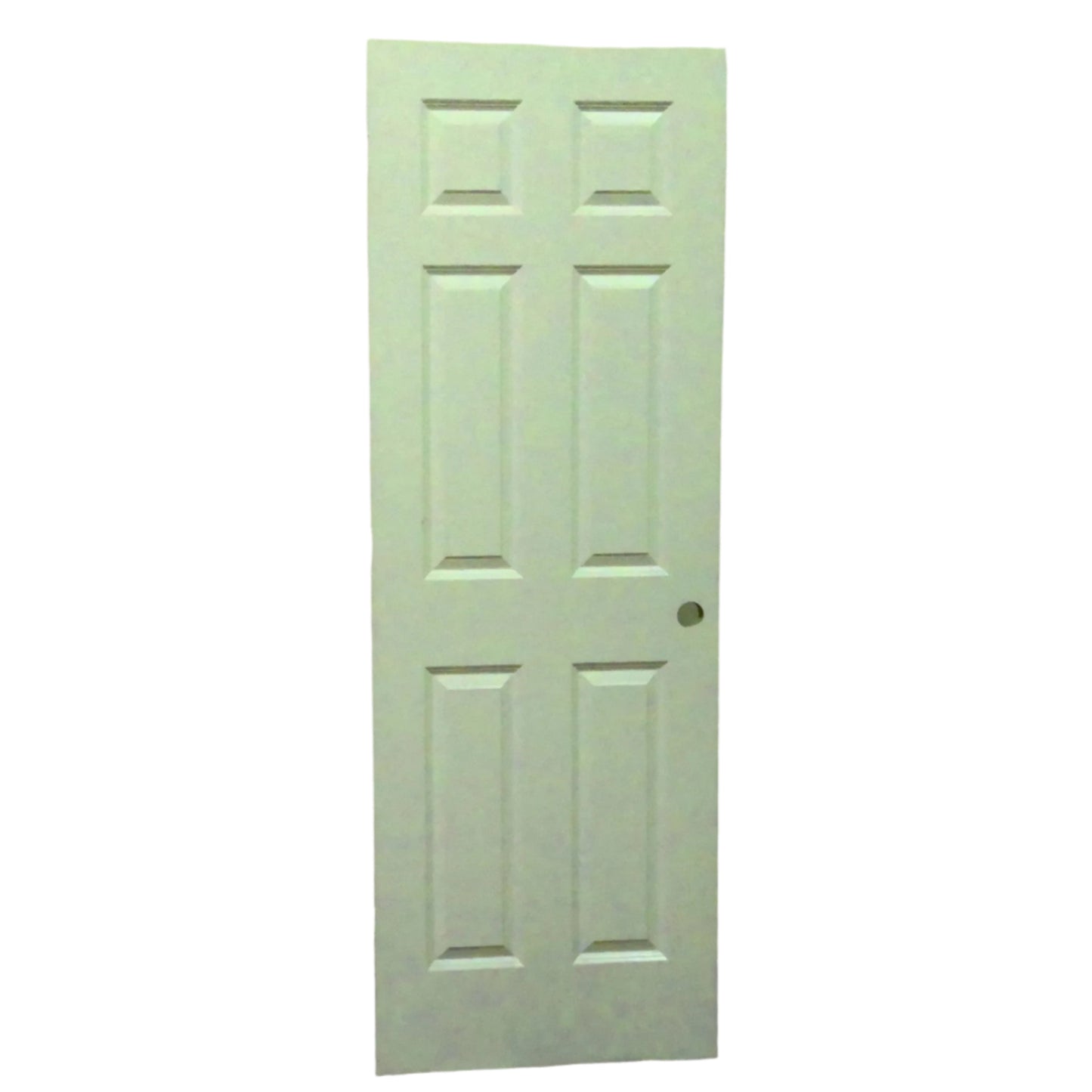 28" x 80" White 6-Panel Solid Core Door