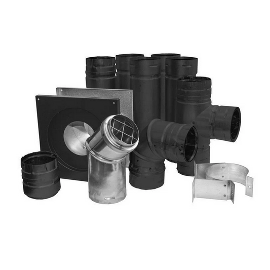 3" Steel Pellet Stove Venting Kit