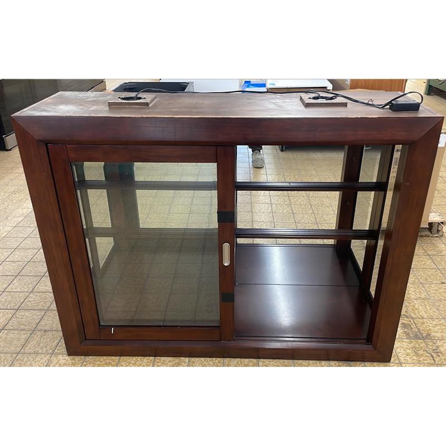 Dark Brown Hutch
