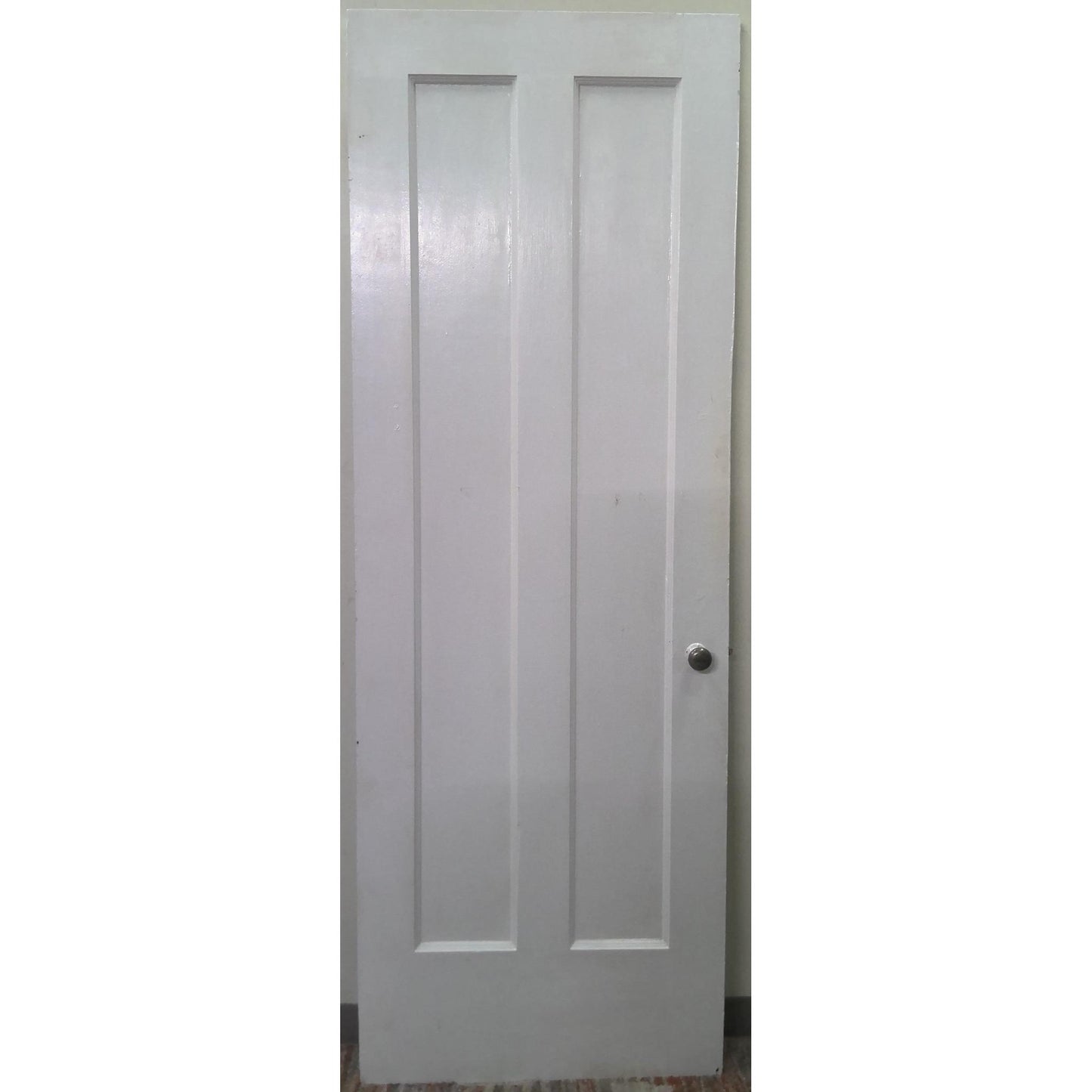 28" White Solid-Core Door