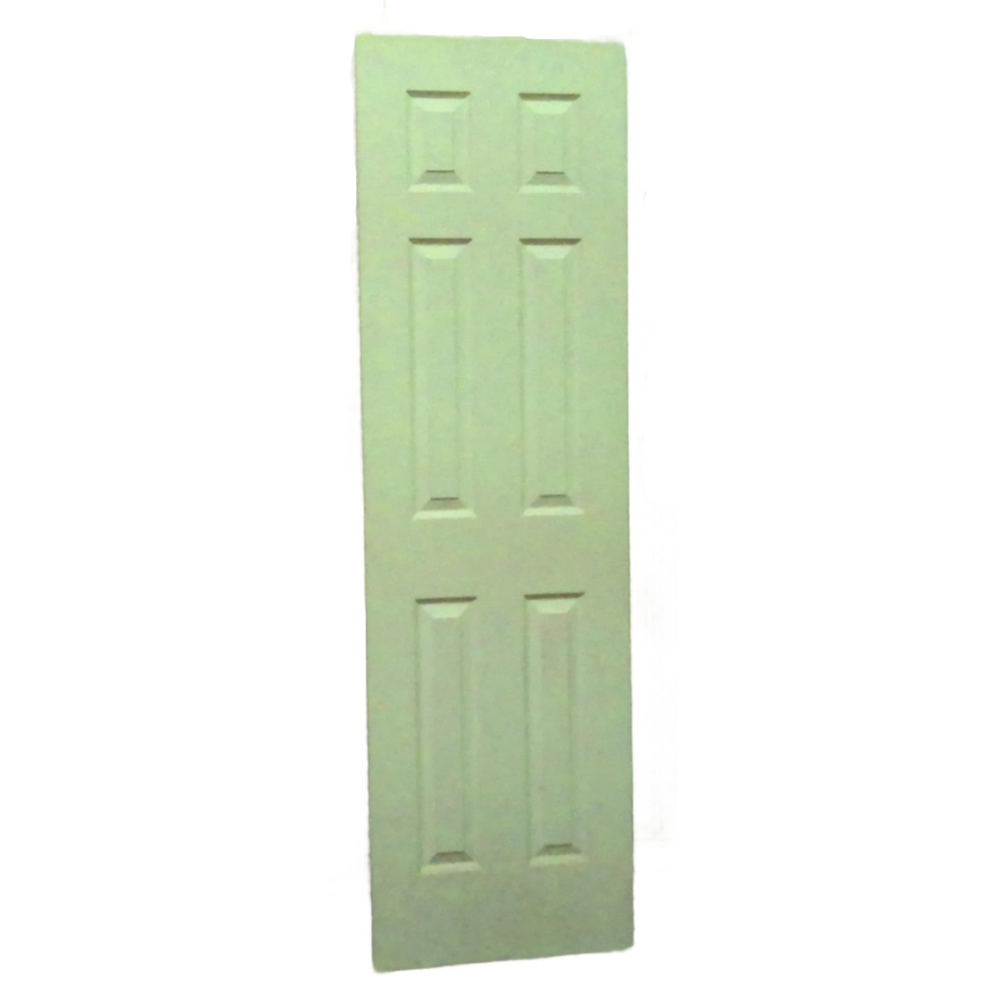 24" x 80" White 6-Panel Hollow Core Door