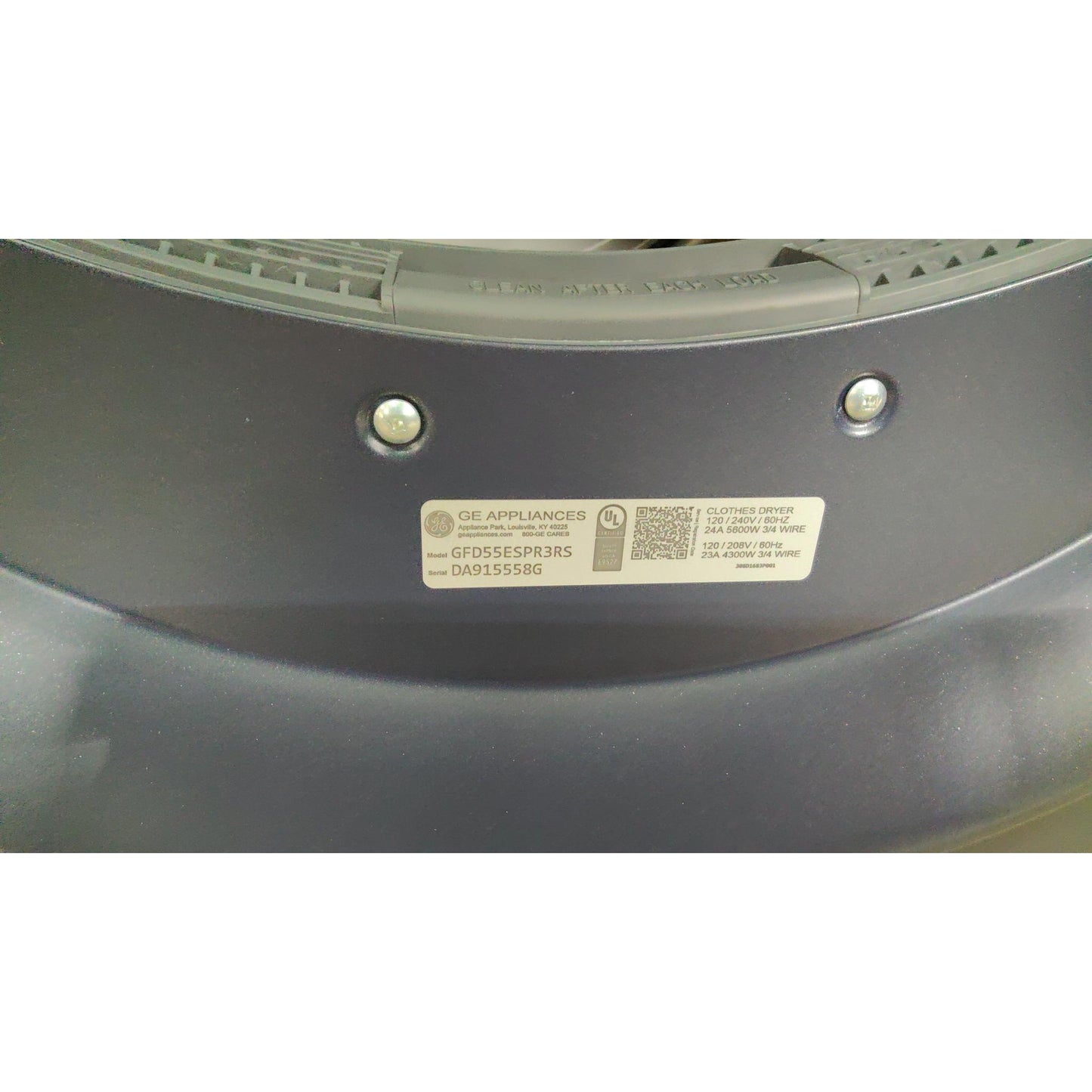 ReStore Select x GE 7.8 Cu. Ft. Smart Front Load Electric Dryer with Sanitize Cycle - DA915558G - FL