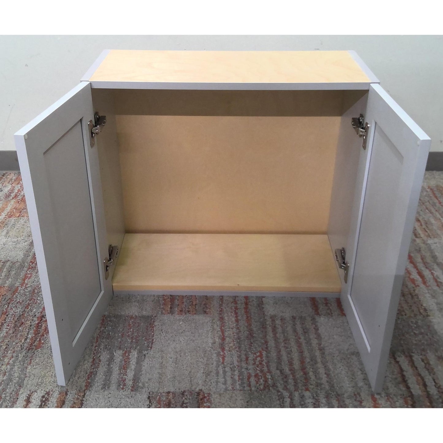 27" Gray Upper Cabinet