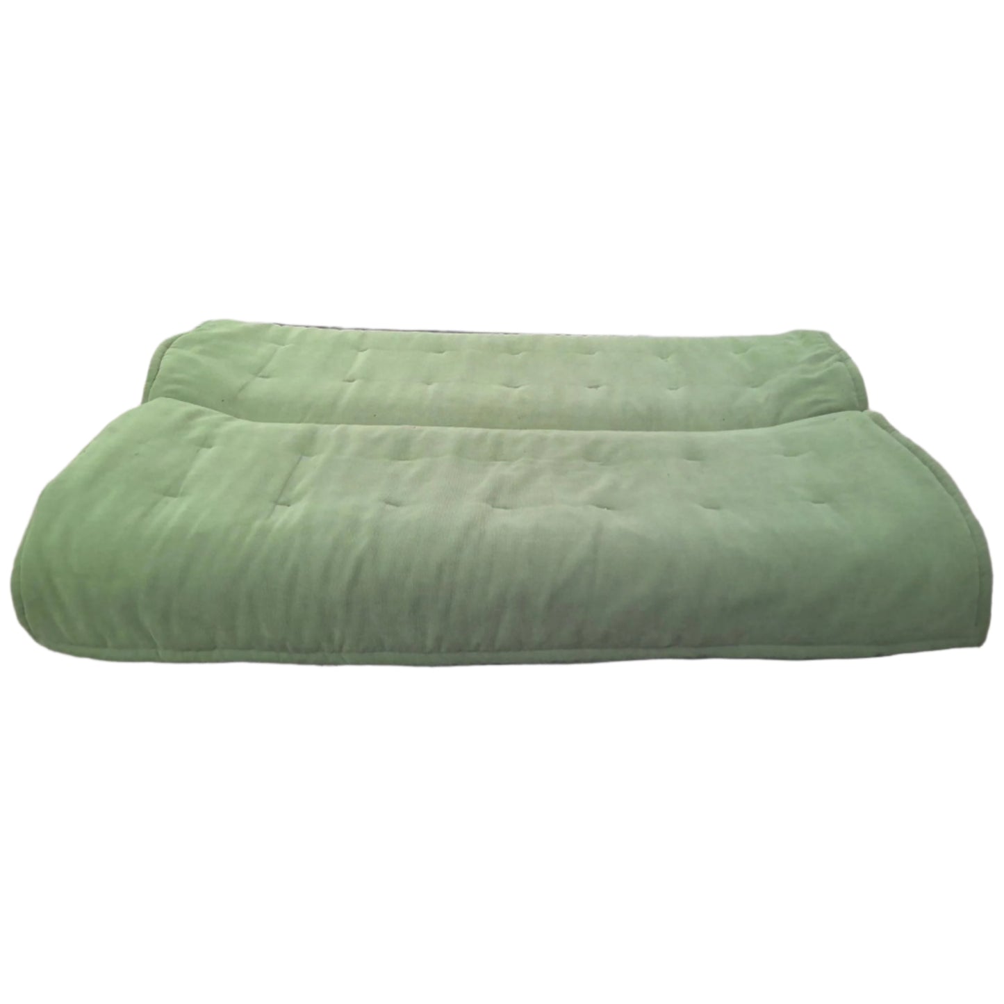 Tufted Light Green Floor Futon