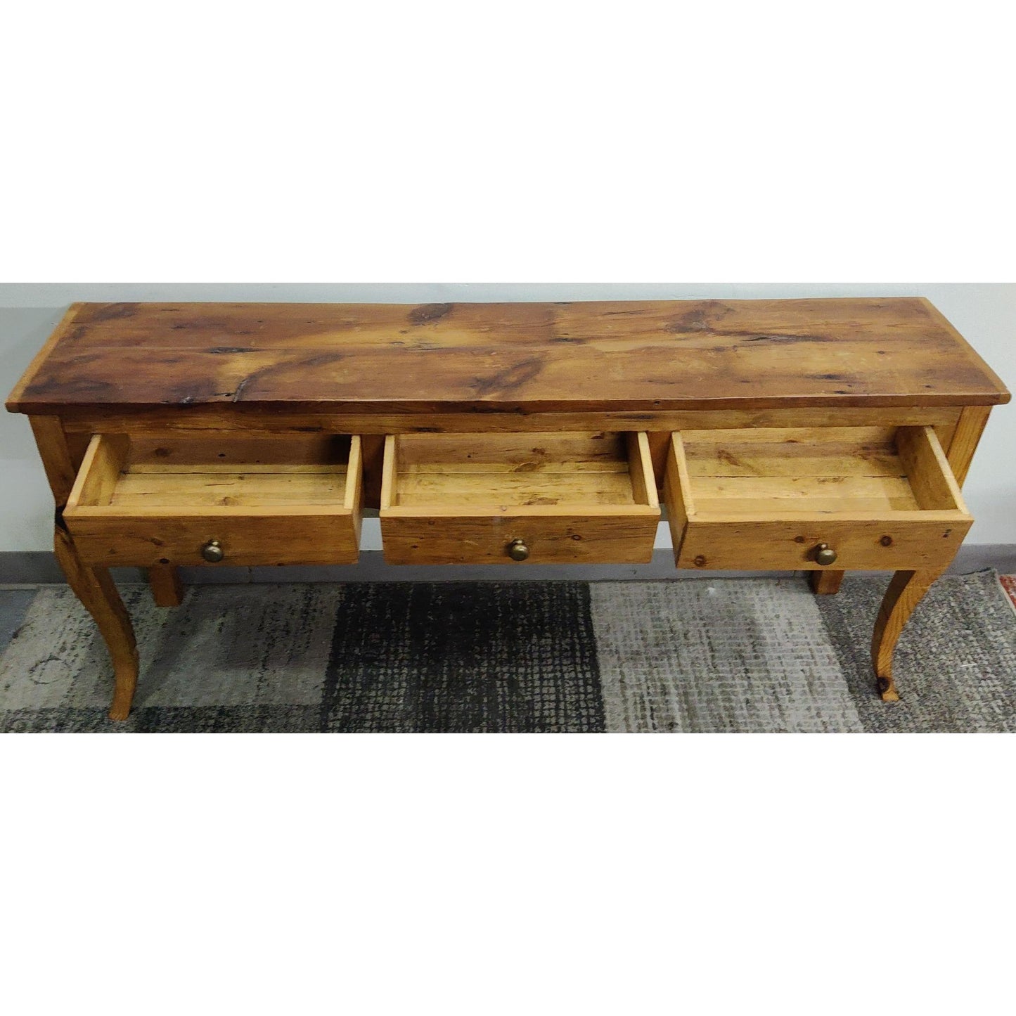 60" Wood Sofa Table